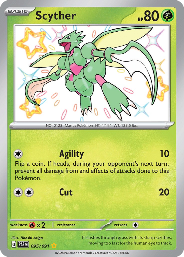 Scyther (095/091) [Scarlet & Violet: Paldean Fates] | Total Play