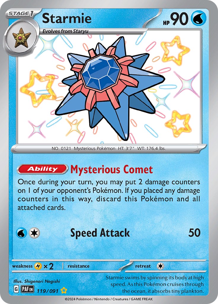 Starmie (119/091) [Scarlet & Violet: Paldean Fates] | Total Play