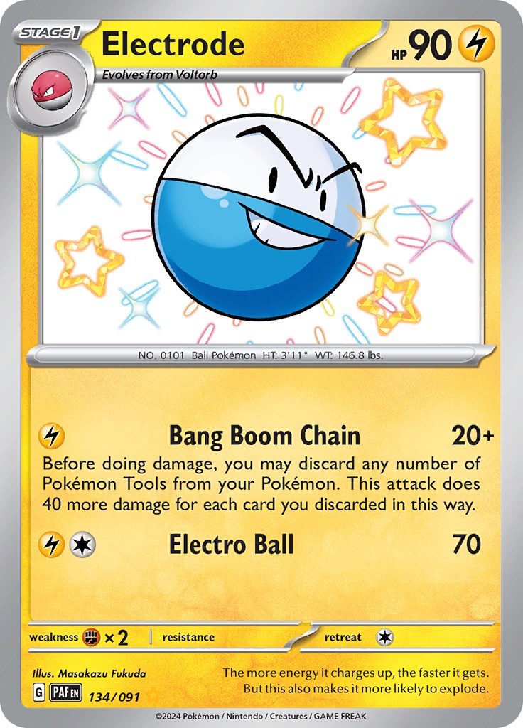 Electrode (134/091) [Scarlet & Violet: Paldean Fates] | Total Play