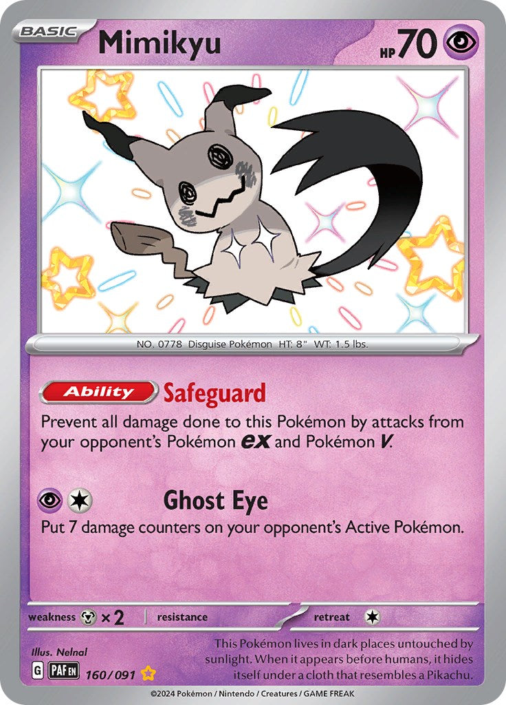 Mimikyu -160/091 [Scarlet & Violet: Paldean Fates] | Total Play