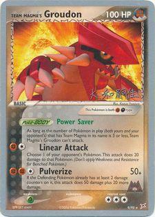 Team Magma's Groudon (9/95) (Magma Spirit - Tsuguyoshi Yamato) [World Championships 2004] | Total Play