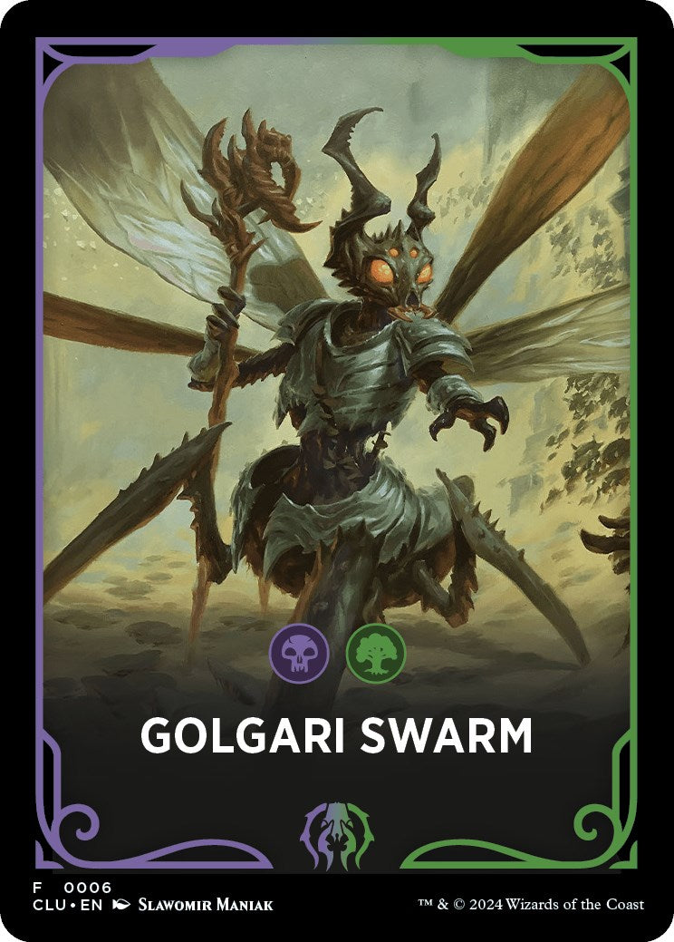 Golgari Swarm Theme Card [Ravnica: Clue Edition Tokens] | Total Play