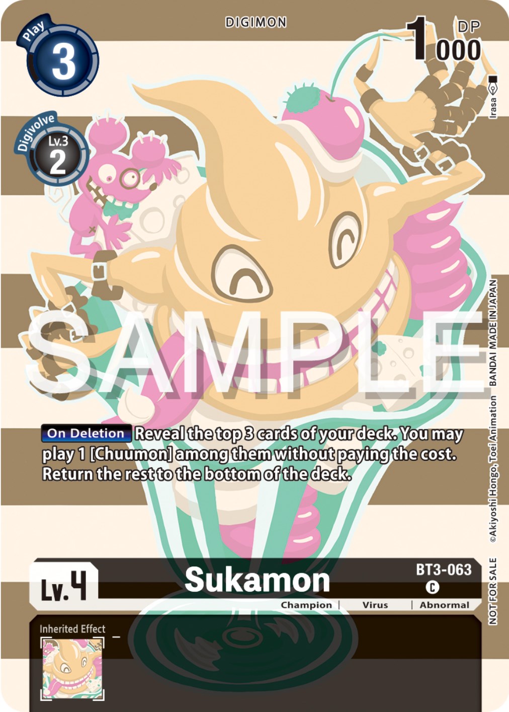 Sukamon [BT3-063] (Digimon Illustration Competition Pack 2023) [Release Special Booster Promos] | Total Play