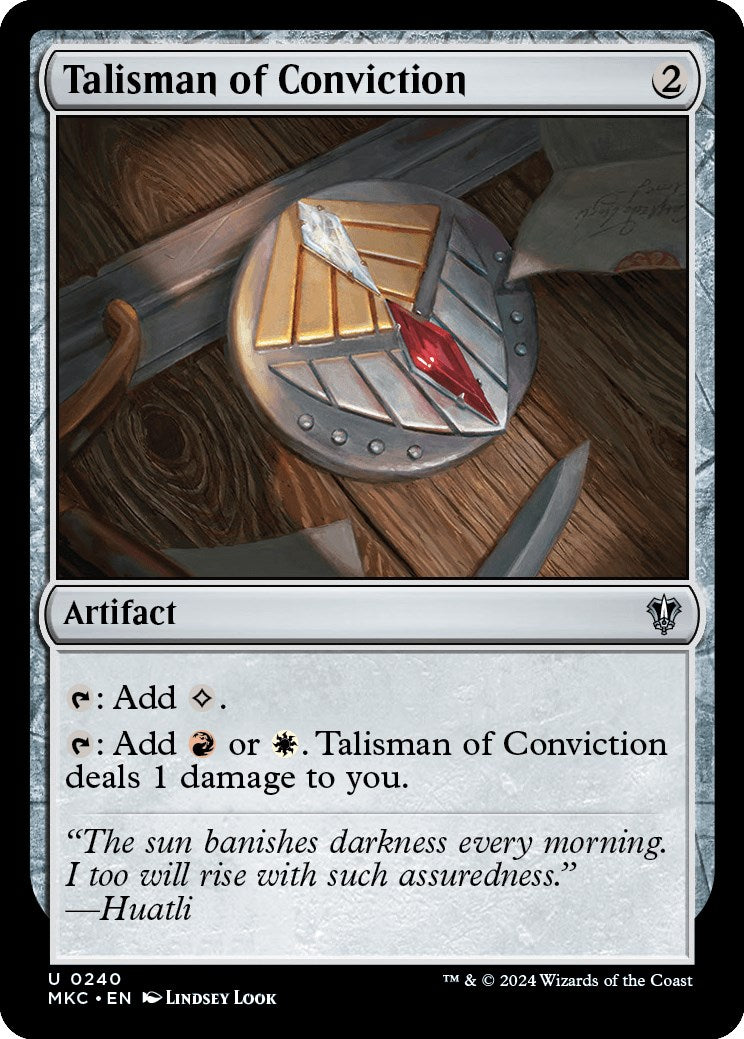 Talisman of Conviction [Murders at Karlov Manor Commander] | Total Play