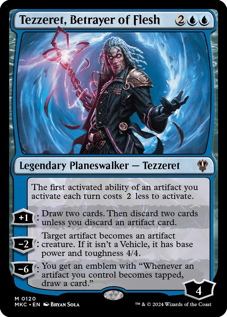 Tezzeret, Betrayer of Flesh [Murders at Karlov Manor Commander] | Total Play