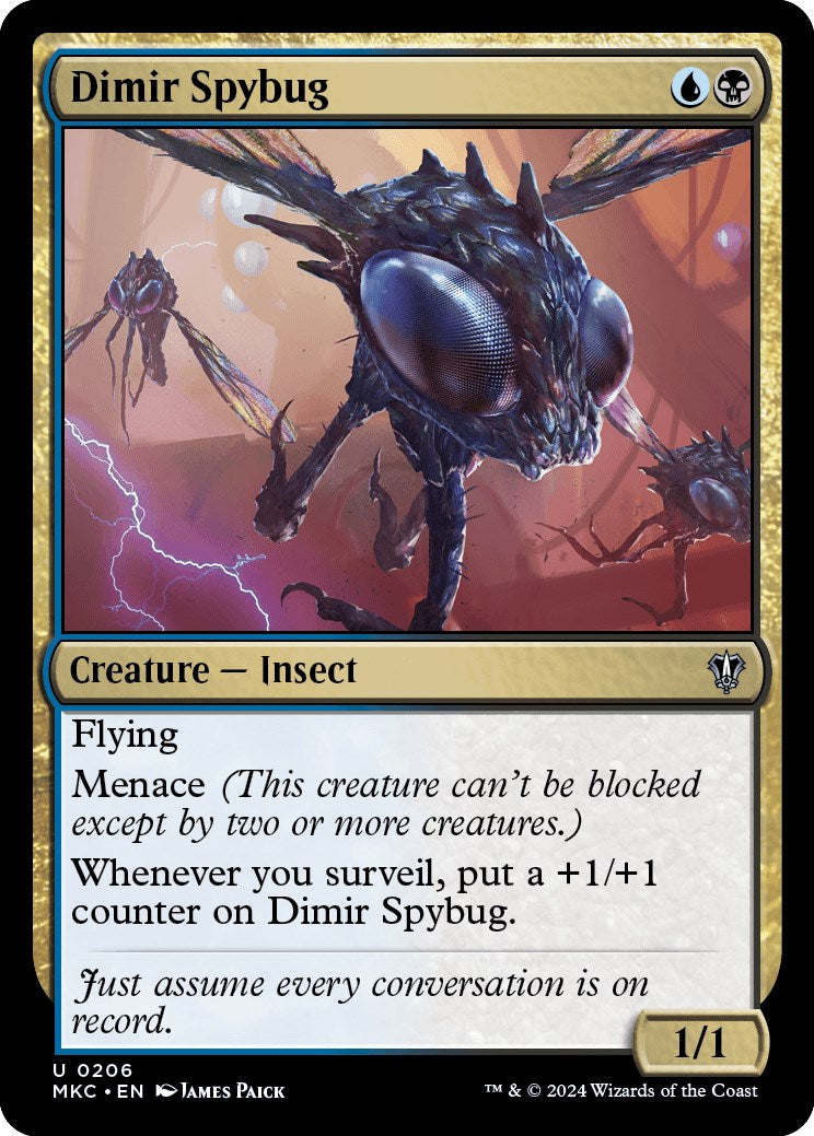 Dimir Spybug [Murders at Karlov Manor Commander] | Total Play