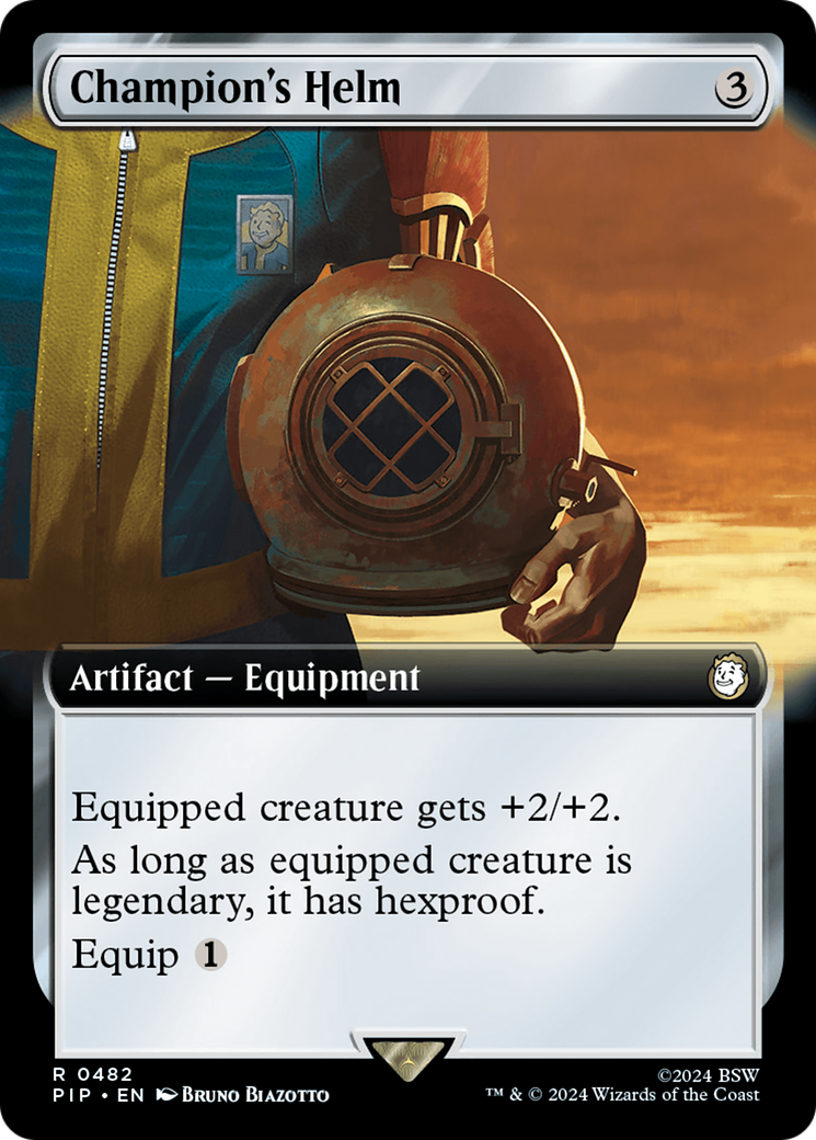 Champion's Helm (Extended Art) [Fallout] | Total Play