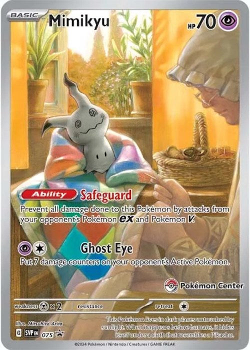 Mimikyu (SVP075)(Pokemon Center Exclusive) [Scarlet & Violet: Black Star Promos] | Total Play