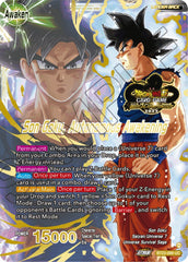 SSB Son Goku // Son Goku, Autonomous Awakening (2023 Worlds ZENKAI 06 Leader Set) (BT23-099) [Tournament Promotion Cards] | Total Play