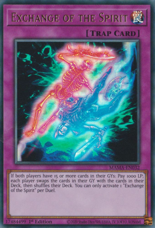 Exchange of the Spirit [MAMA-EN032] Ultra Rare | Total Play