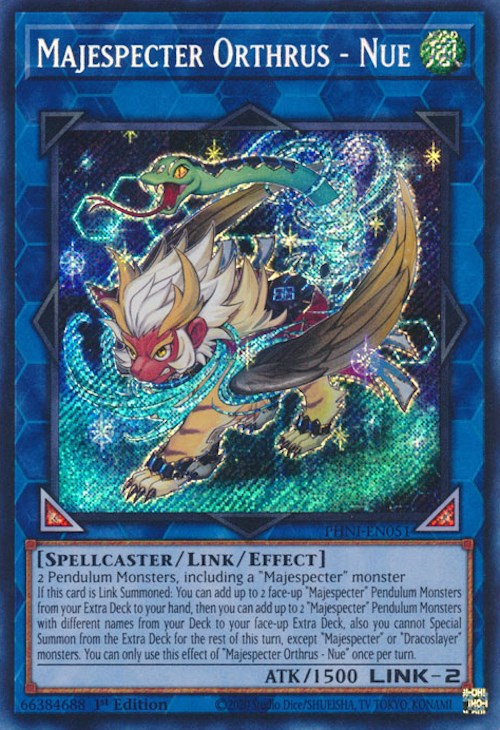 Majespecter Orthrus - Nue [PHNI-EN051] Secret Rare | Total Play