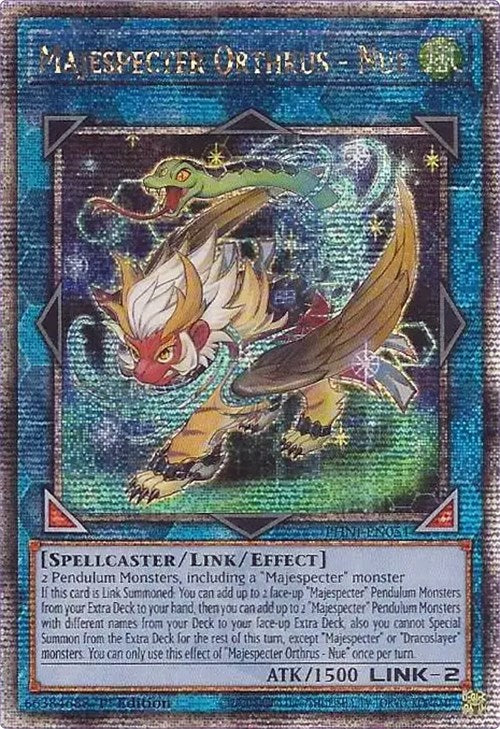 Majespecter Orthrus - Nue [PHNI-EN051] Quarter Century Secret Rare | Total Play