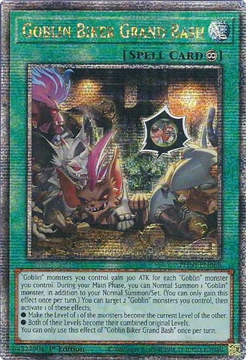 Goblin Biker Grand Bash [PHNI-EN060] Quarter Century Secret Rare | Total Play