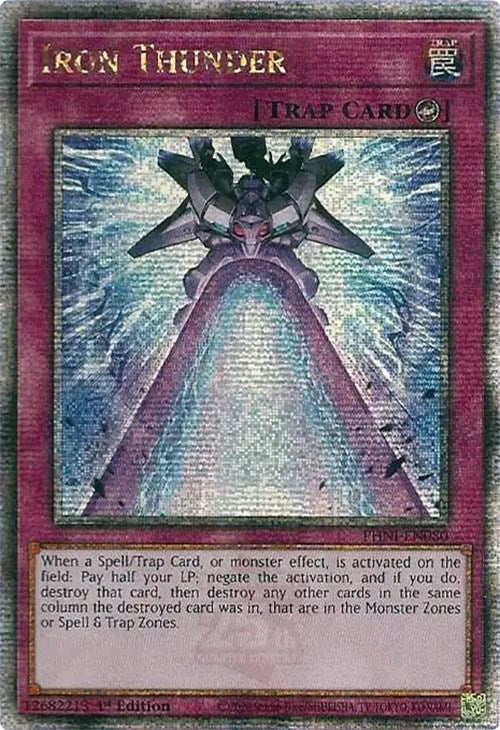 Iron Thunder [PHNI-EN080] Quarter Century Secret Rare | Total Play