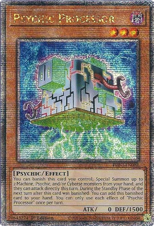 Psychic Processor [PHNI-EN081] Quarter Century Secret Rare | Total Play