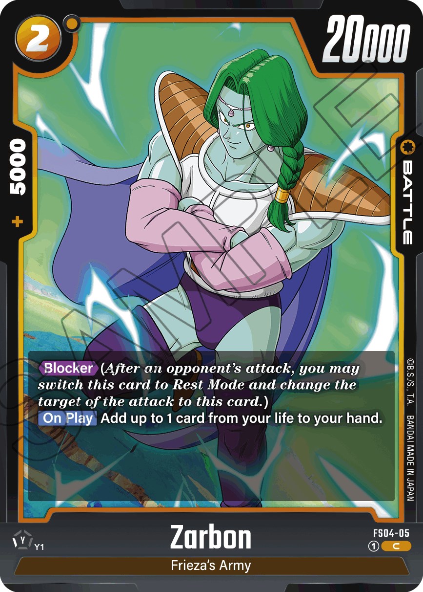 Zarbon [Starter Deck: Frieza] | Total Play