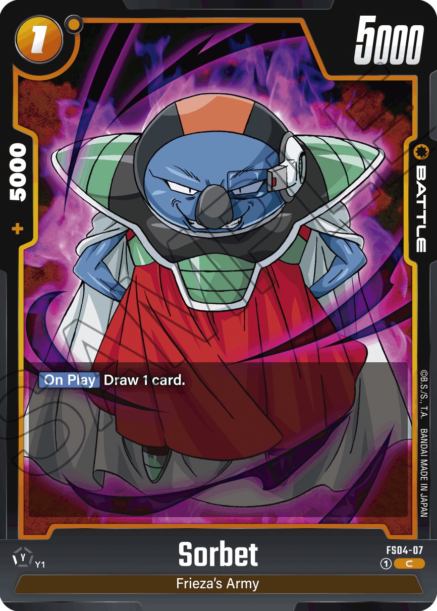 Sorbet [Starter Deck: Frieza] | Total Play