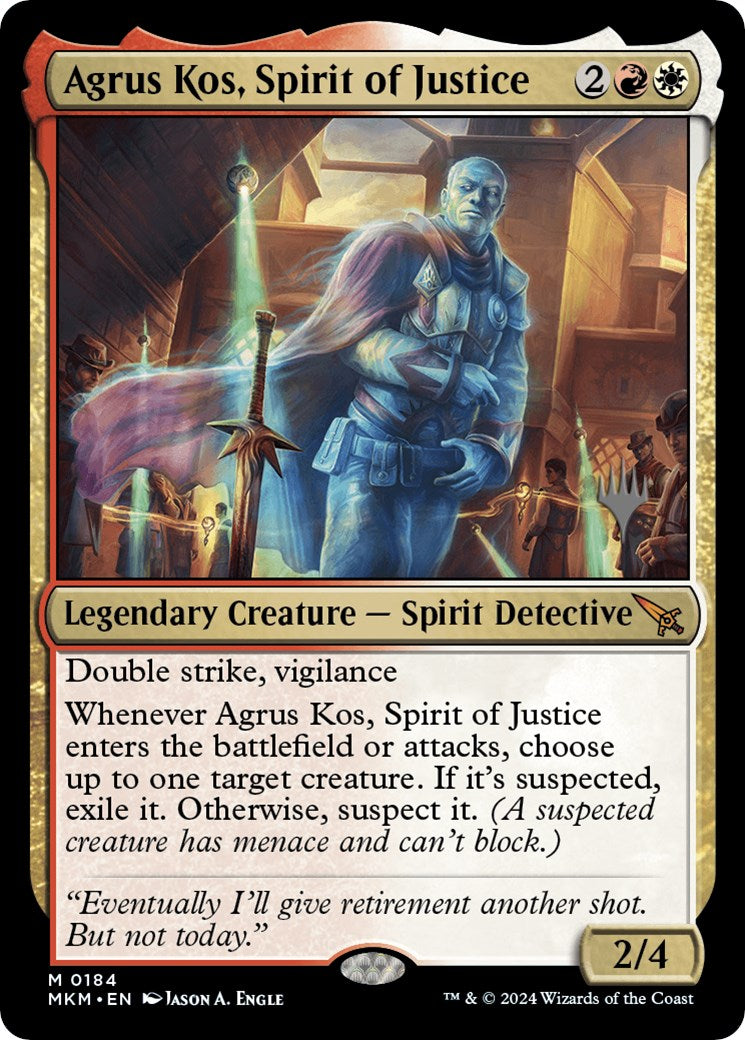 Agrus Kos, Spirit of Justice (Promo Pack) [Murders at Karlov Manor Promos] | Total Play