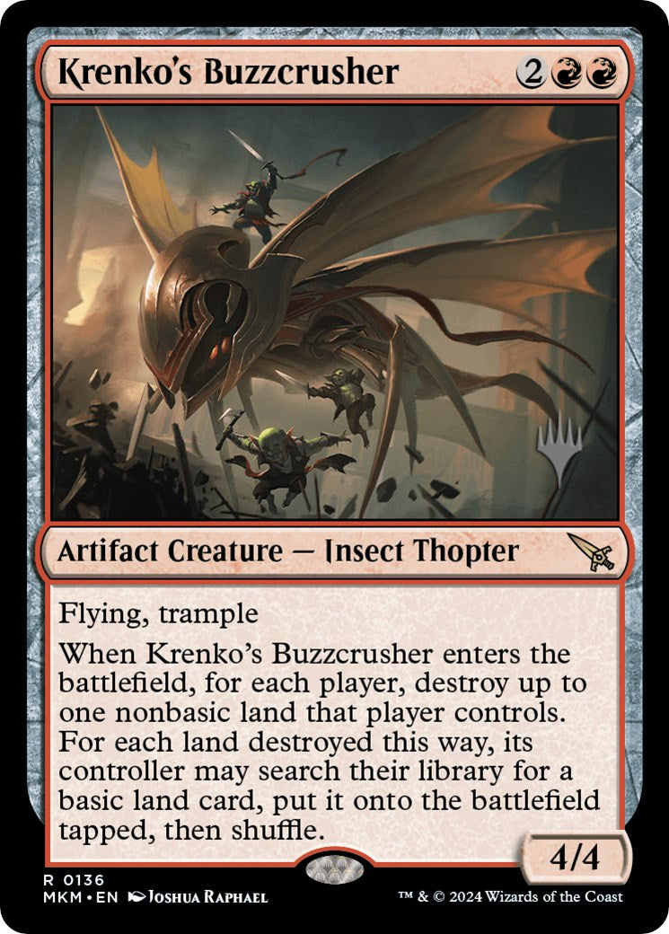 Krenko's Buzzcrusher (Promo Pack) [Murders at Karlov Manor Promos] | Total Play