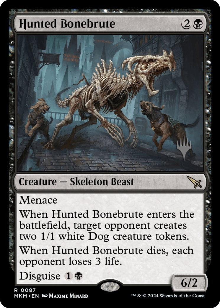 Hunted Bonebrute (Promo Pack) [Murders at Karlov Manor Promos] | Total Play