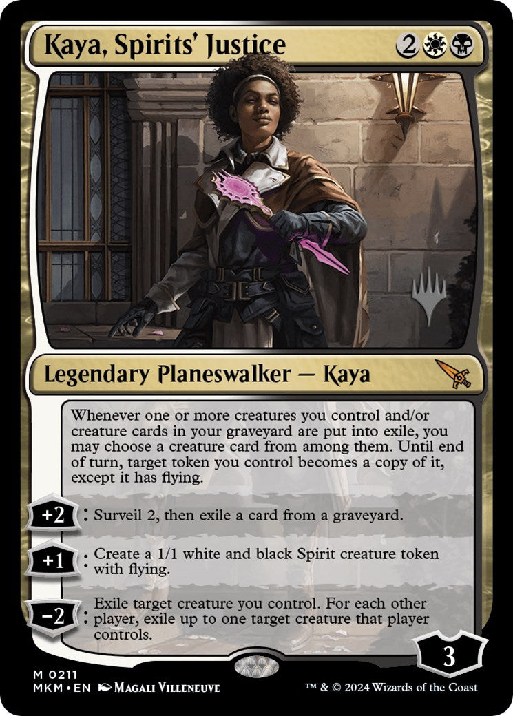 Kaya, Spirits' Justice (Promo Pack) [Murders at Karlov Manor Promos] | Total Play