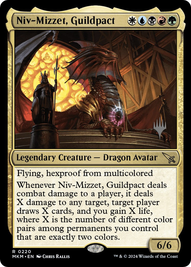 Niv-Mizzet, Guildpact (Promo Pack) [Murders at Karlov Manor Promos] | Total Play