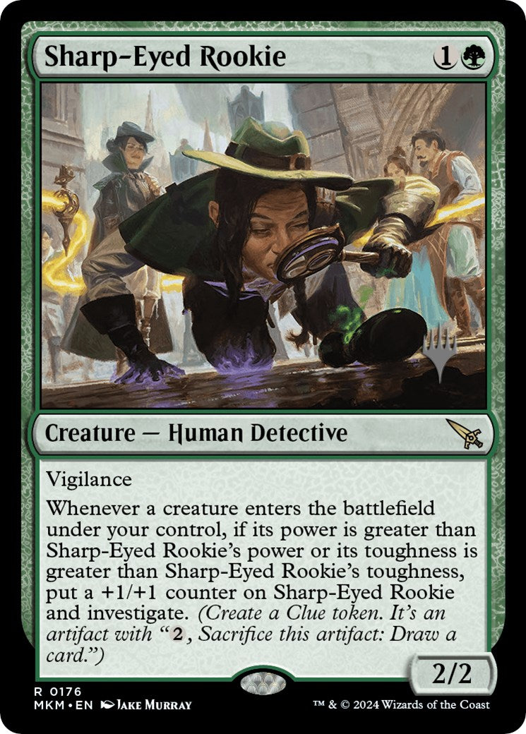 Sharp-Eyed Rookie (Promo Pack) [Murders at Karlov Manor Promos] | Total Play