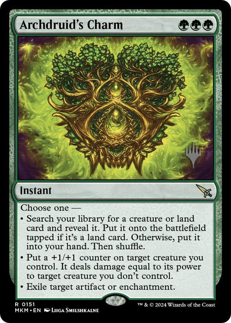 Archdruid's Charm (Promo Pack) [Murders at Karlov Manor Promos] | Total Play