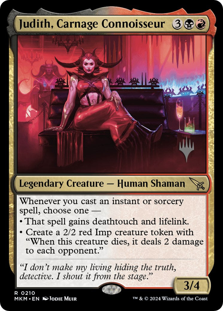 Judith, Carnage Connoisseur (Promo Pack) [Murders at Karlov Manor Promos] | Total Play