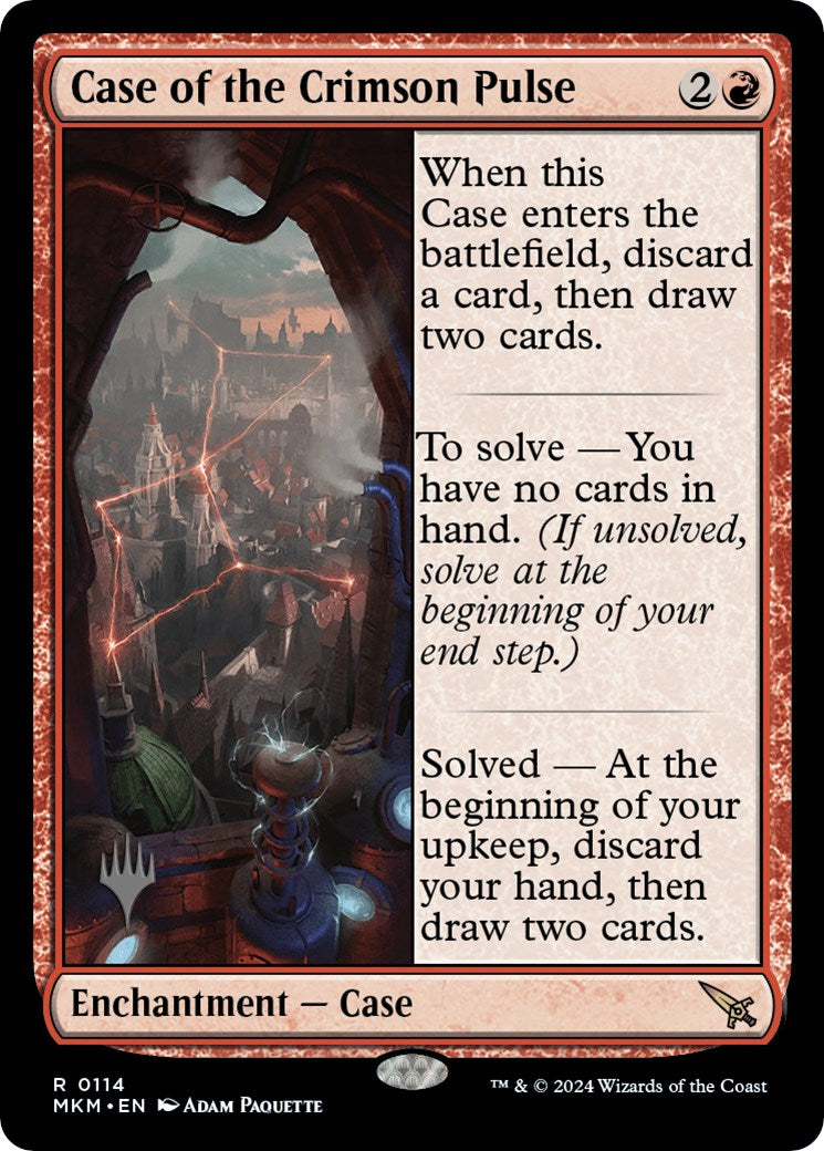 Case of the Crimson Pulse (Promo Pack) [Murders at Karlov Manor Promos] | Total Play