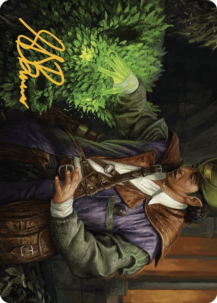 Hedge Whisperer Art Card (Gold-Stamped Signature) [Murders at Karlov Manor Art Series] | Total Play