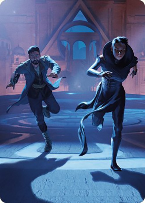 Unauthorized Exit Art Card [Murders at Karlov Manor Art Series] | Total Play