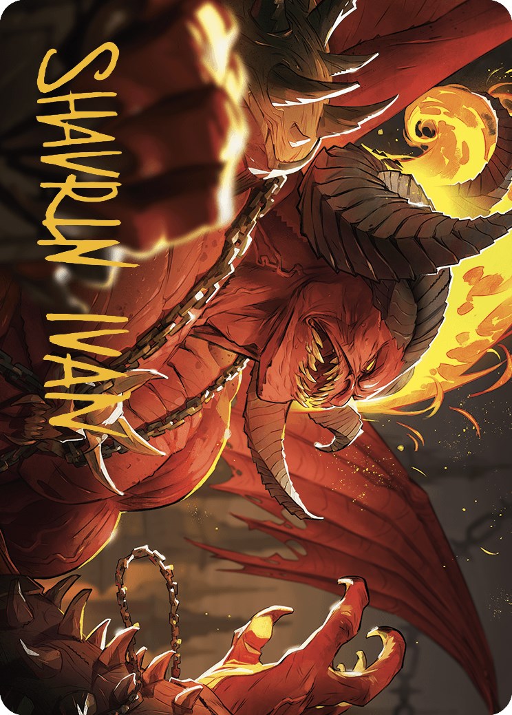 Rakdos, Patron of Chaos Art Card (45/49) (Gold-Stamped Signature) [Murders at Karlov Manor Art Series] | Total Play