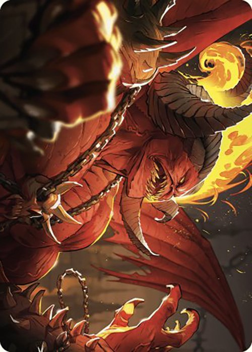 Rakdos, Patron of Chaos Art Card (45/49) [Murders at Karlov Manor Art Series] | Total Play