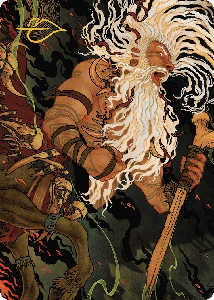 Yarus, Roar of the Old Gods Art Card (46/49) (Gold-Stamped Signature) [Murders at Karlov Manor Art Series] | Total Play