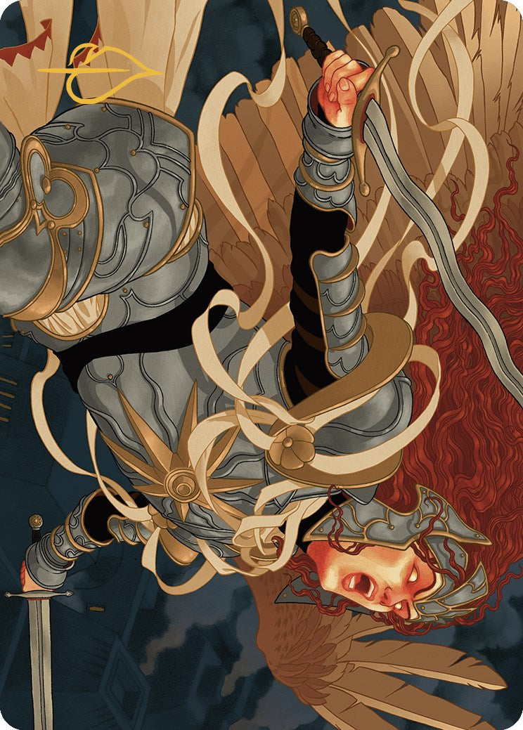 Aurelia, the Law Above Art Card (41/49) (Gold-Stamped Signature) [Murders at Karlov Manor Art Series] | Total Play