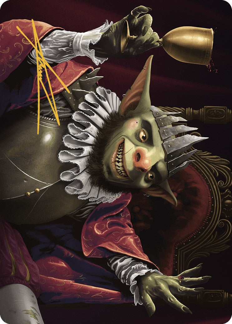 Krenko, Baron of Tin Street Art Card (Gold-Stamped Signature) [Murders at Karlov Manor Art Series] | Total Play