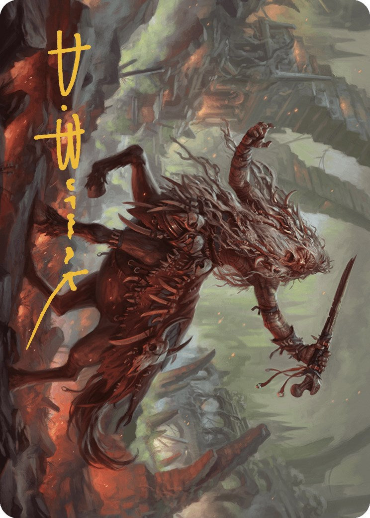 Yarus, Roar of the Old Gods Art Card (24/49) (Gold-Stamped Signature) [Murders at Karlov Manor Art Series] | Total Play