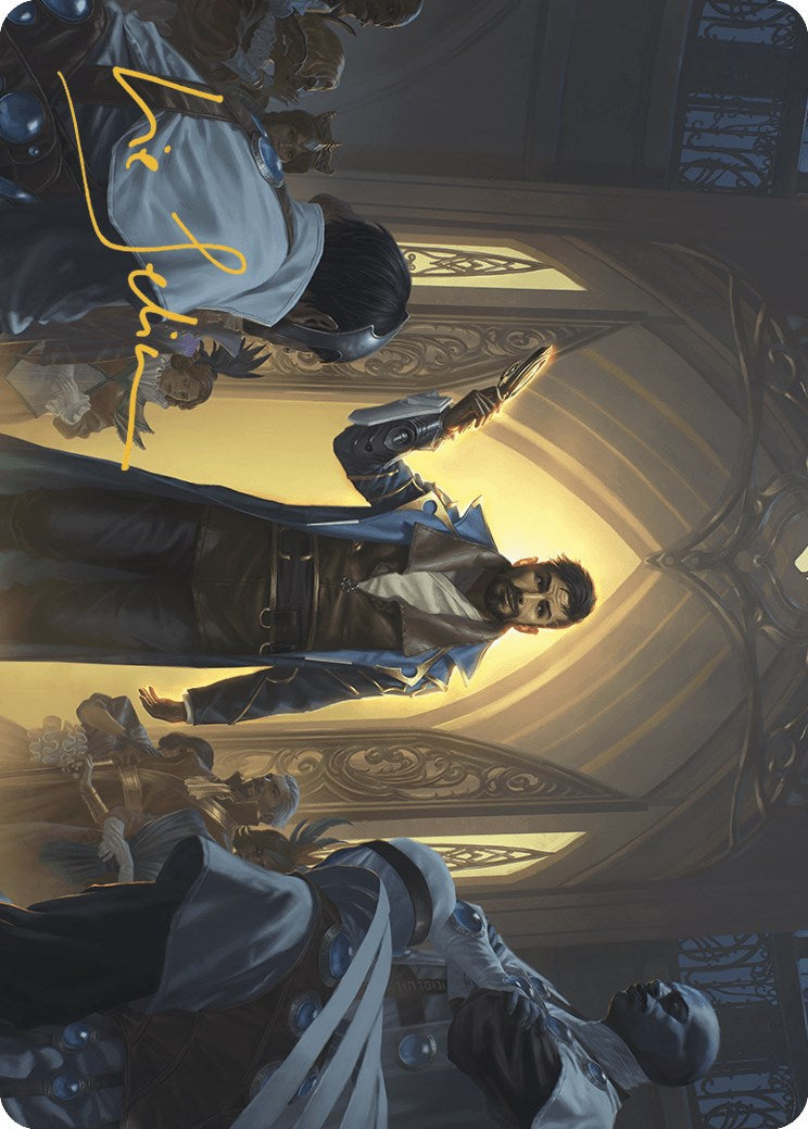 Auspicious Arrival Art Card (Gold-Stamped Signature) [Murders at Karlov Manor Art Series] | Total Play
