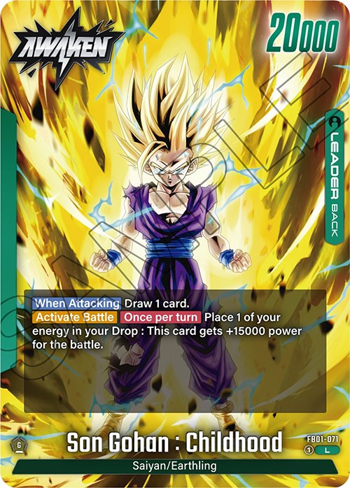 Son Gohan : Childhood (FB01-071) [Awakened Pulse] | Total Play