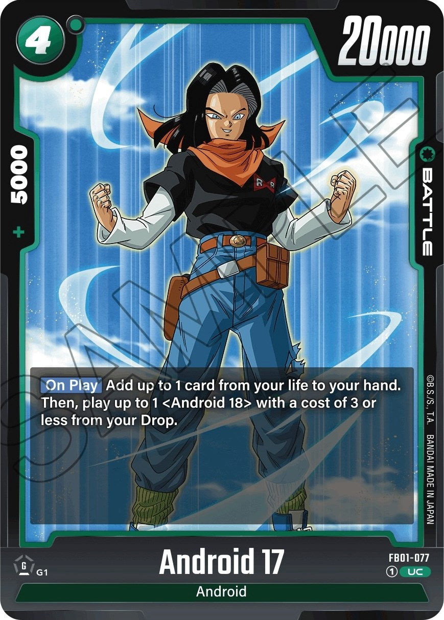 Android 17 (FB01-077) [Awakened Pulse] | Total Play
