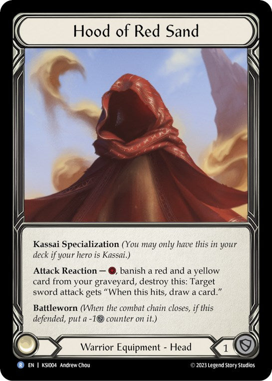 Hood of the Red Sand [KSI004] (Heavy Hitters Kassai Blitz Deck) | Total Play