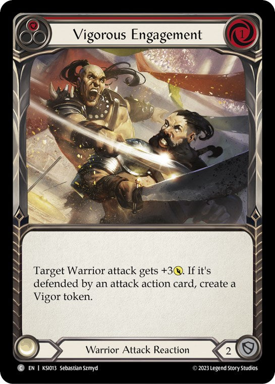Vigorous Engagement (Red) [KSI013] (Heavy Hitters Kassai Blitz Deck) | Total Play