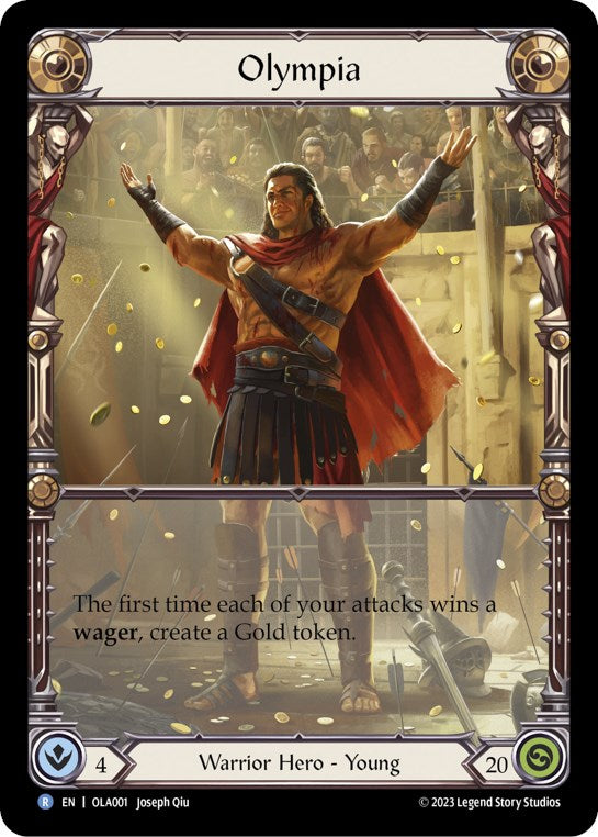 Olympia [OLA001] (Heavy Hitters Olympia Blitz Deck)  Rainbow Foil | Total Play