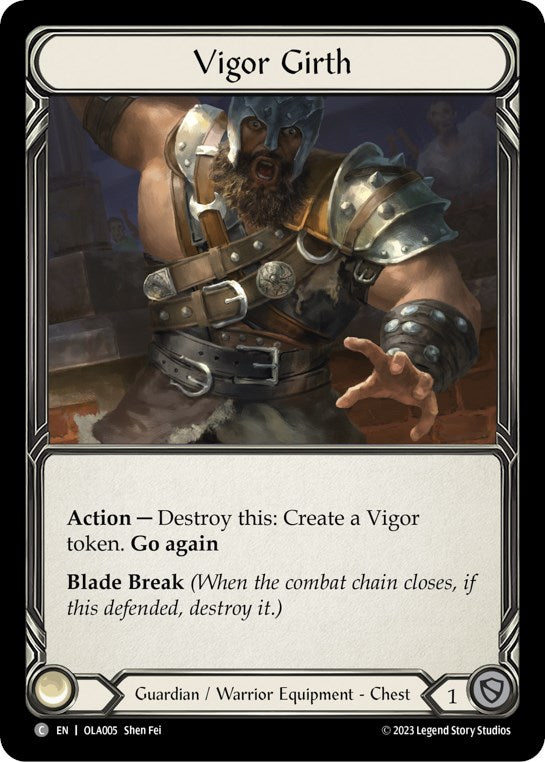 Vigor Girth [OLA005] (Heavy Hitters Olympia Blitz Deck) | Total Play