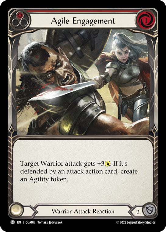 Agile Engagement (Red) [OLA012] (Heavy Hitters Olympia Blitz Deck) | Total Play