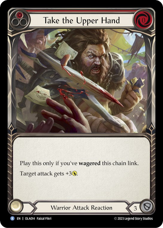 Take the Upper Hand (Red) [OLA014] (Heavy Hitters Olympia Blitz Deck) | Total Play