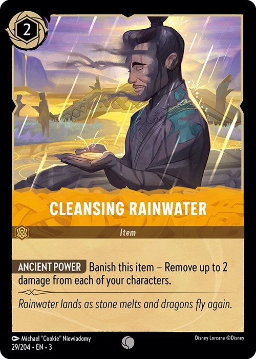 Cleansing Rainwater (29/204) [Into the Inklands] | Total Play