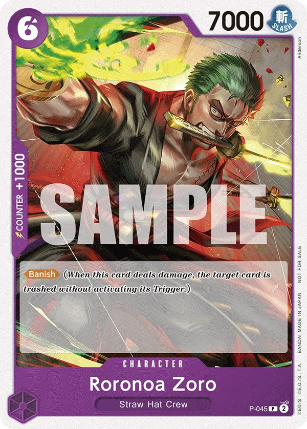 Roronoa Zoro (OP-06 Pre-Release Tournament) [Participant] [One Piece Promotion Cards] | Total Play