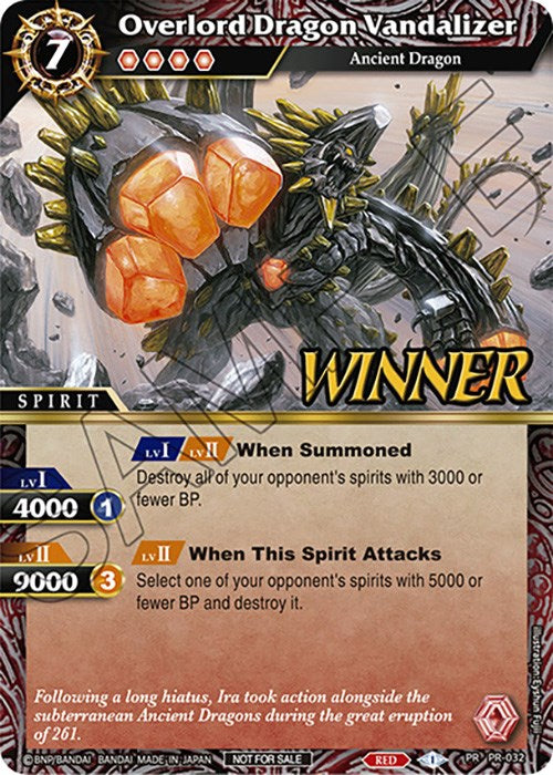Overlord Dragon Vandalizer (Tournament Pack Vol. 4 -Winner-) (PR-032) [Launch & Event Promos] | Total Play